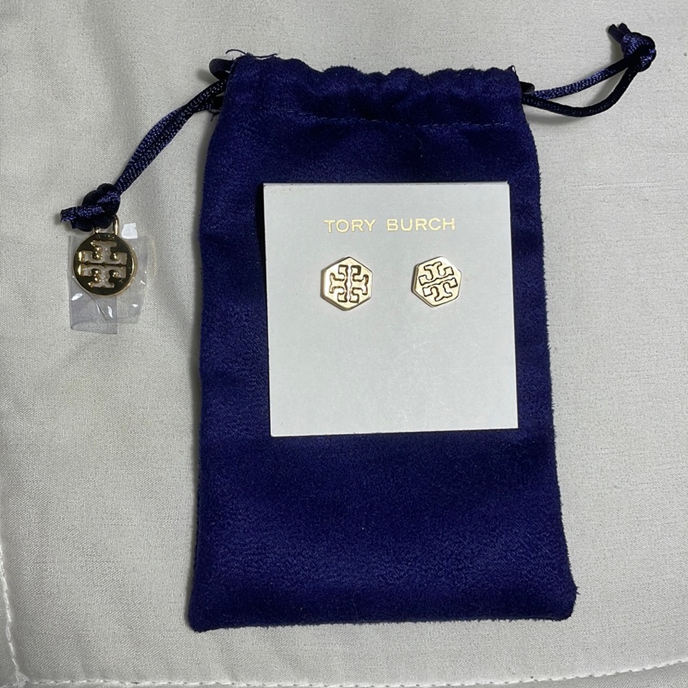 Brand new Tory Burch stud earrings
